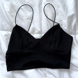 Black tank top
